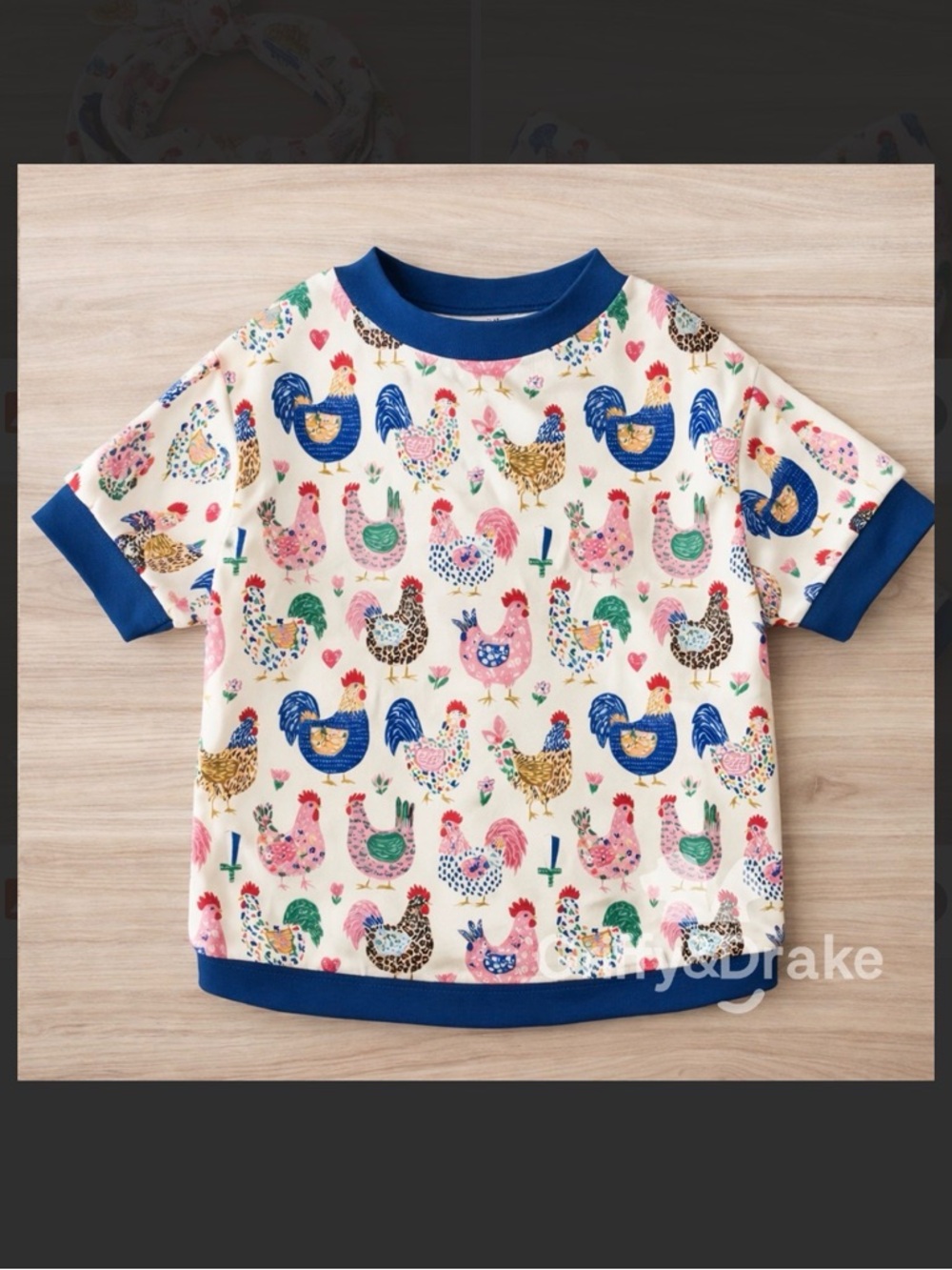 Boutique Chicken Print Pet Shirt